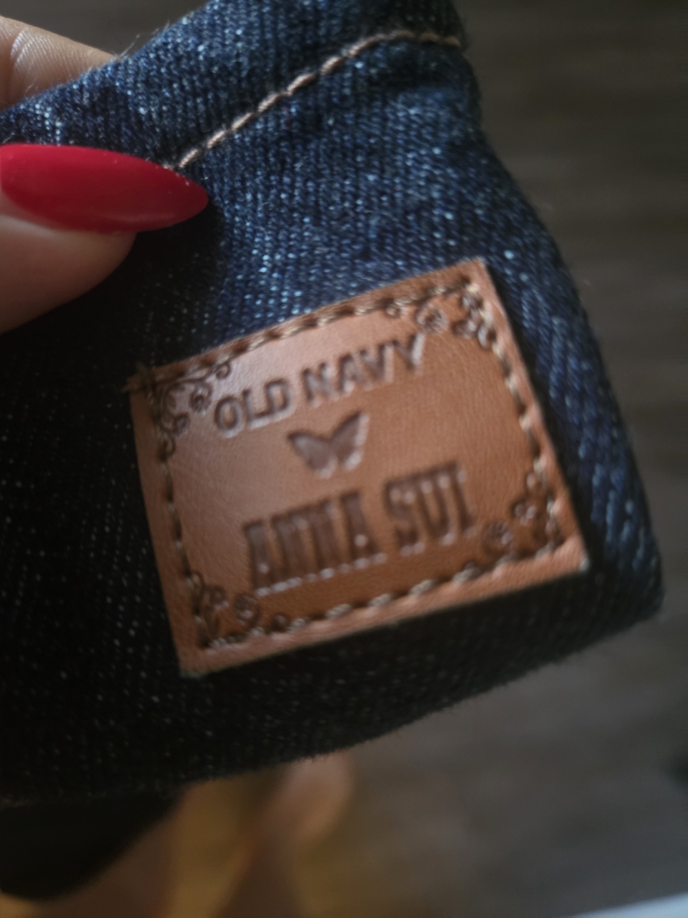 Old Navy X Anna Sui Denim Mini Skirt